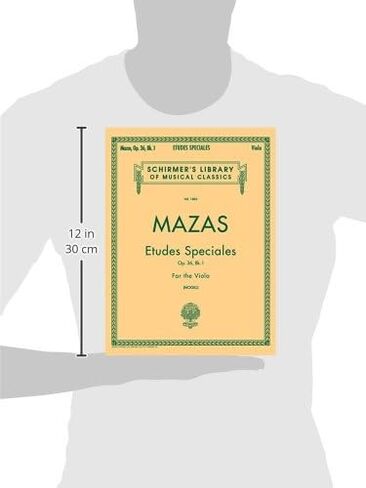 Etudes Speciales, Op. 36 - Book 1: Schirmer Library of Classics Volume 1885 Viola Method in Saudi Arabia