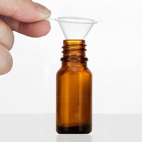 Delove Mini Clear Plastic Funnel,Little Small Funnel Set for Lab Bottles,Capsule,Sand Art, Essential Oils,Perfumes,Spices, Powder,11-Pack in Kuwait