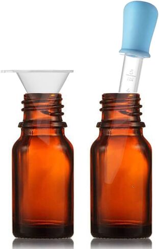 Delove Mini Clear Plastic Funnel,Little Small Funnel Set for Lab Bottles,Capsule,Sand Art, Essential Oils,Perfumes,Spices, Powder,11-Pack in Kuwait