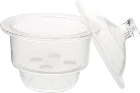 اي بلاس سمايل برطمان زجاجي للعلوم لتجفيف الزجاج، برطمان موفر للمساحة من البولي كربونات والبولي بروبيلين، مجفف للمختبرات، اداة تجفيف الزجاجات 150 ملم، معدات علمية، دائرية شفافة in Kuwait