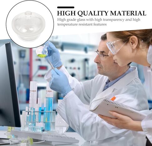 اي بلاس سمايل برطمان زجاجي للعلوم لتجفيف الزجاج، برطمان موفر للمساحة من البولي كربونات والبولي بروبيلين، مجفف للمختبرات، اداة تجفيف الزجاجات 150 ملم، معدات علمية، دائرية شفافة in Kuwait