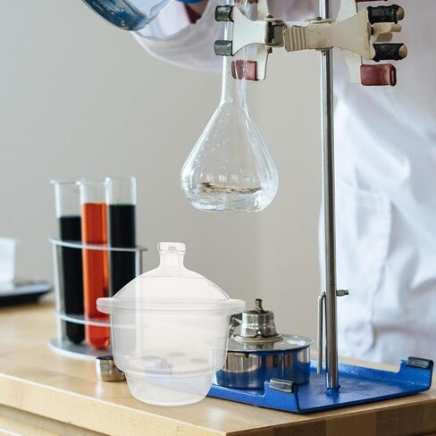 اي بلاس سمايل برطمان زجاجي للعلوم لتجفيف الزجاج، برطمان موفر للمساحة من البولي كربونات والبولي بروبيلين، مجفف للمختبرات، اداة تجفيف الزجاجات 150 ملم، معدات علمية، دائرية شفافة in Kuwait