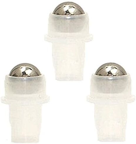 24 كرة معدنية من الفولاذ المقاوم للصدأ من Grand Parfums لزجاجات الرولون 24 وحدة - تستبدل الأغطية الدوارة للزجاجات ذات اللف بكرات معدنية من الفولاذ المقاوم للصدأ. تناسب الزجاجات الدوارة القياسية سعة 10 مل و5 مل in Kuwait