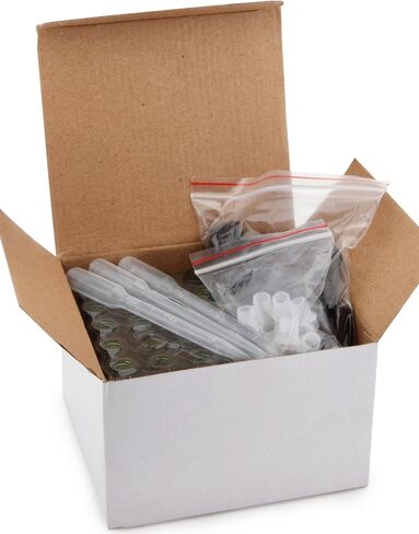 زجاجات فيفابلكس، 24، أخضر، 10 مل مع كرات دوارة من الفولاذ المقاوم للصدأ - تتضمن قطارات 3-3 مل in Saudi Arabia