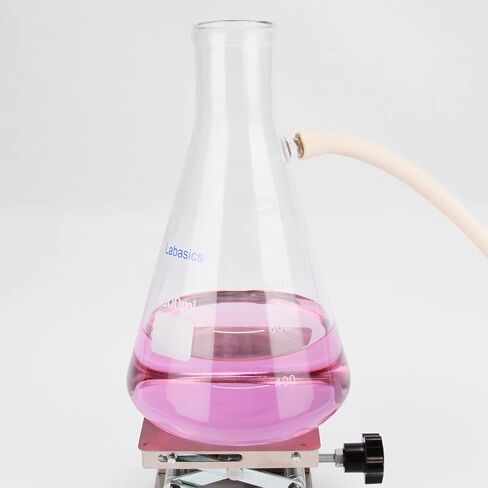 Labasics Glass Heavy Wall Borosilicate Glass Filtering Flask, Bolt Neck with Tubulation (1000 ml) in Kuwait