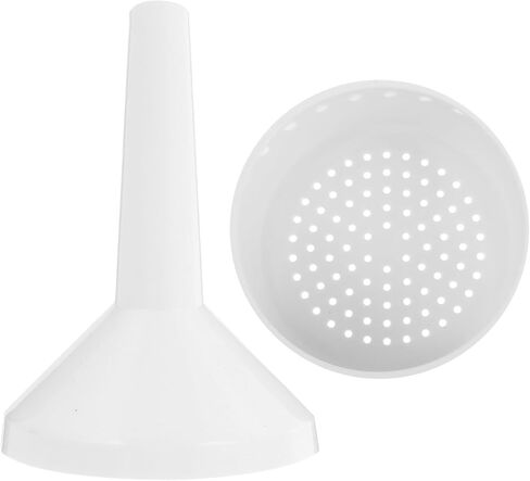 مجموعة قمع قارورة بوخنر، مجموعة مرشح ترشيح مختبر الكيمياء، قمع بلاستيكي لمطبخ المختبر باللون الأبيض in Kuwait