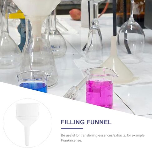 مجموعة قمع قارورة بوخنر، مجموعة مرشح ترشيح مختبر الكيمياء، قمع بلاستيكي لمطبخ المختبر باللون الأبيض in Kuwait