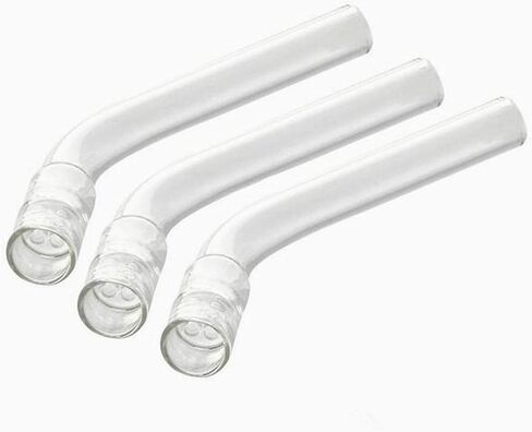 Solo Glass Tube Stem (Curved Bent) Steam Chemistry Air Drying Tube, 3-Pack in Kuwait