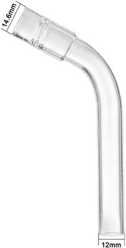 Solo Glass Tube Stem (Curved Bent) Steam Chemistry Air Drying Tube, 3-Pack in Kuwait