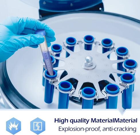 200 Pack Conical Centrifuge Tubes 15ml, Sterile Plastic Test Tubes with Screw Caps, Polypropylene Conical Container Microcentrifuge Tube with Graduated Marks and Conical Bottom in Saudi Arabia