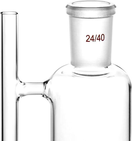QWORK 250 ml Water Oil Receiver Separator with 24/40 Joint, Essential Oil Distillation Kit, Reusable Borosilicate Glass Laboratory Supply in Saudi Arabia