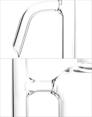 QWORK 250 ml Water Oil Receiver Separator with 24/40 Joint, Essential Oil Distillation Kit, Reusable Borosilicate Glass Laboratory Supply in Saudi Arabia