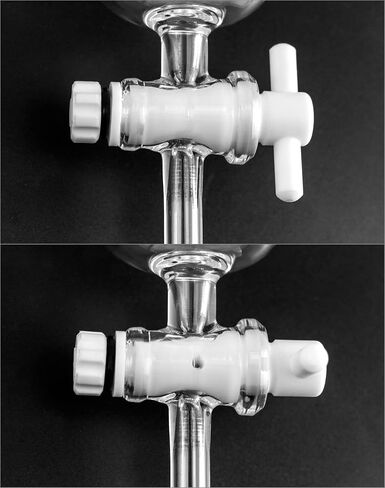 QWORK 250 ml Water Oil Receiver Separator with 24/40 Joint, Essential Oil Distillation Kit, Reusable Borosilicate Glass Laboratory Supply in Saudi Arabia