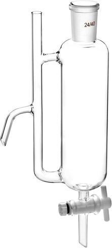 QWORK 250 ml Water Oil Receiver Separator with 24/40 Joint, Essential Oil Distillation Kit, Reusable Borosilicate Glass Laboratory Supply in Saudi Arabia