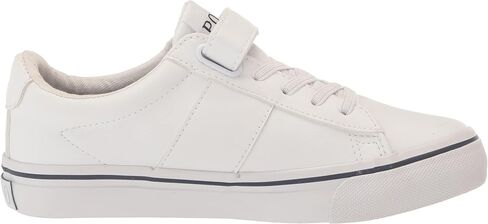 حذاء رياضي بولو رالف لورين للجنسين للأطفال ساير Ps أبيض Tumbled/Mlt Pp in Kuwait