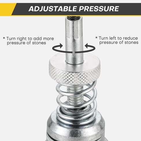 Acymner Engine Cylinder Hone Tool | 2" to 7" Diameter Adjustable Deglazer with Extra 3PCS 3" Long Stones 220 Grit in Kuwait