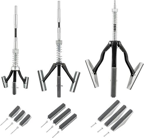 شحذ اسطوانة فرامل المحرك DASBET | مجموعة ديجلايزر قابلة للتعديل لثقوب الطحن من الحد الأدنى 3/4 بوصة إلى الحد الأقصى 7 بوصة في القطر مع 9 قطع إضافية من الأحجار الطويلة 220 حبيبة in Kuwait
