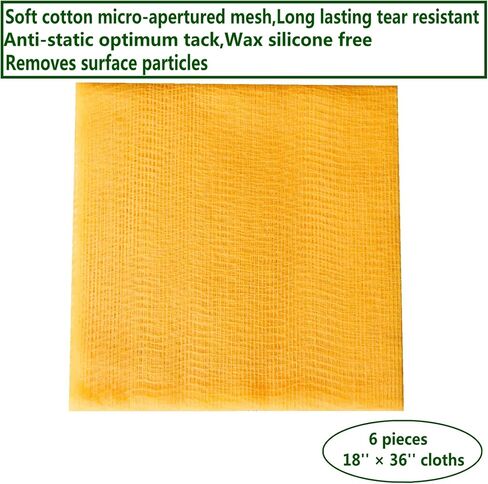 6 قطع من القماش مقاس 91.44 سم × 45.72 سم من القماش لرسامين النجارة، قطعة قماش لاصقة للأعمال الخشبية، والسيارات، والمعادن، والصنفرة، والتنظيف، والغبار والتلطيخ، ومضادة للكهرباء الساكنة in Kuwait