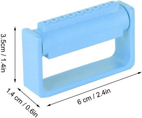 نتوءات الأسنان، كتل تجاويف الأسنان، صندوق تعقيم الأزيز، علبة مكونة من 9 فتحات، حافظة منظم مثقاب الأزيز، حقيبة تطهير أدوات العناية القابلة للتعقيم 6 ألوان (2#) in Kuwait