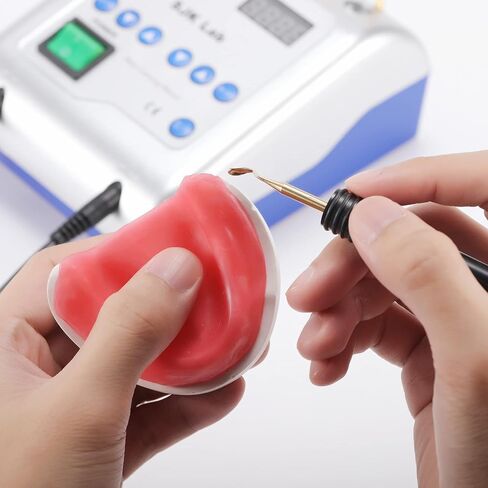 أقلام شمع كهربائية للأسنان من آنهوا، قطعتان، أقلام نحت الشمع لطبيب الأسنان، أداة بديلة محمولة لمختبر الأسنان، شمع كهربائي رقمي ساخن in Kuwait