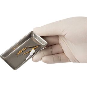 Easyinsmile® صينية صغيرة لتنظيم أدوات طب الأسنان من الفولاذ المقاوم للصدأ مقاس 2.8 بوصة × 1.2 بوصة × 0.4 بوصة قطعة واحدة/الحزمة (صغيرة) in Kuwait