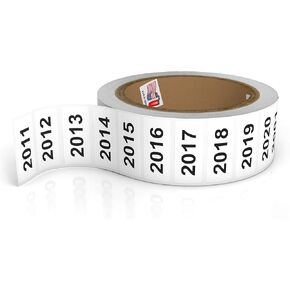 Consecutively Numbered Labels. Measure: 1.5" X 0.75" Paper Material (Various Number Sequences Available) (Custom Made 10,000 Label Set)