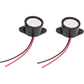 4pcs DC 3-24V Active Piezo Buzzer with Lead Wire 2312 High Decibels Continuous Sounder Electronic Buzzer Alarm 23x12mm in Kuwait