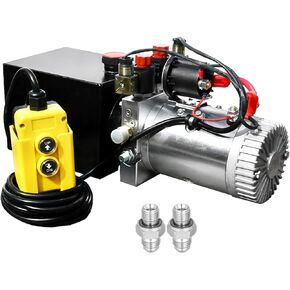 New 12V Hydraulic Pump/Hydraulic power unit/Electric dump trailer power unit (Double Acting 6 Quart) in Saudi Arabia