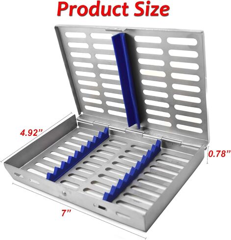 Professional Dental Elevators | Composite Restorative Implants | Luxating Filling | Surgical Root Extraction Spreading | Osteotome Periotome Instruments (10 Pcs Cassette) in Kuwait
