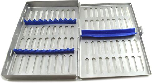 Professional Dental Elevators | Composite Restorative Implants | Luxating Filling | Surgical Root Extraction Spreading | Osteotome Periotome Instruments (10 Pcs Cassette) in Kuwait