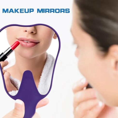 Tooth Shaped Handheld Mirror - Hand Held Mirror Tooth Mirror Patient Mirror Dental Hygienist Gifts in Kuwait