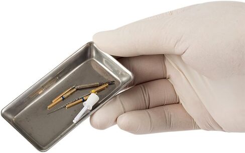 Easyinsmile® صينية صغيرة لتنظيم أدوات طب الأسنان من الفولاذ المقاوم للصدأ مقاس 2.8 بوصة × 1.2 بوصة × 0.4 بوصة قطعة واحدة/الحزمة (صغيرة) in Kuwait