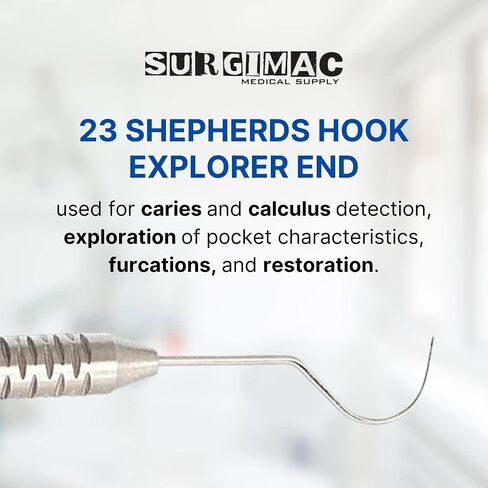 SurgiMac Explorer 23 / Probe UNC 15 أداة طب الأسنان ذات نهاية مزدوجة (عبوة من 3 قطع) in Kuwait