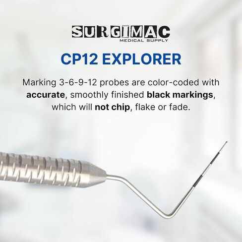 SurgiMac Explorer 23 / Probe UNC 15 أداة طب الأسنان ذات نهاية مزدوجة (عبوة من 3 قطع) in Kuwait