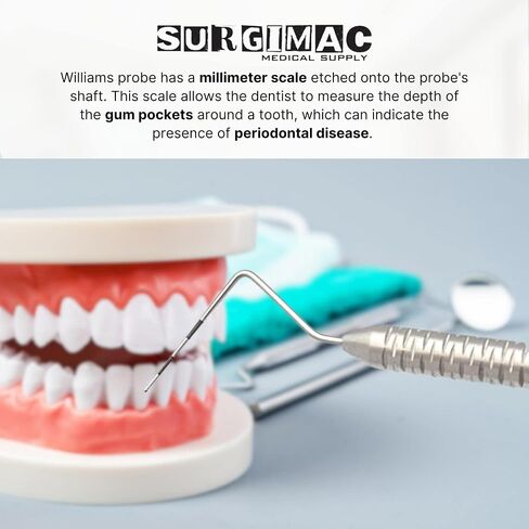 SurgiMac Explorer 23 / Probe UNC 15 أداة طب الأسنان ذات نهاية مزدوجة (عبوة من 3 قطع) in Kuwait