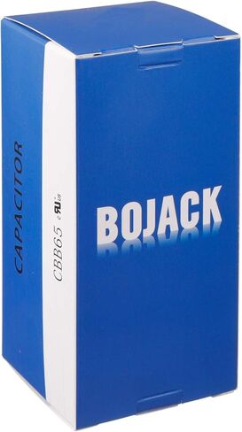BOJACK 60 + 5 فائق التوهج 60/5MFD ±6% 370 فولت/440 فولت CBB65 مكثف تشغيل دائري مزدوج لتشغيل محرك التيار المتردد أو تشغيل المروحة أو المكثف بشكل مستقيم in Kuwait