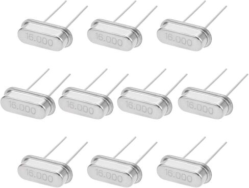 Uxcell DIP مذبذبات كريستال كوارتز مرنانات 16 ميجا هرتز HC-49S بدائل 10 قطعة in Kuwait