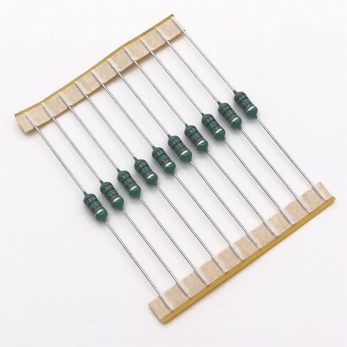 Sunxeke 200pcs Inductor Assortment Kit 1/2W 1 uH to 4.7 mH 20 Values Color Ring Inductor AL0410 N1-031 in Kuwait