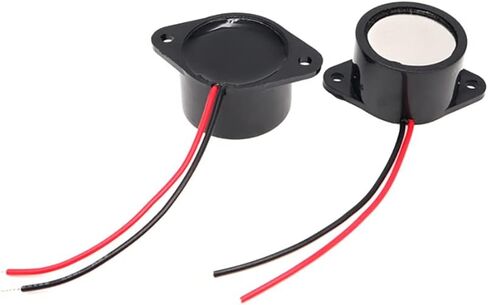 4 قطعة تيار مستمر 3-24 فولت طنان بيزو نشط مع سلك من الرصاص 2312 ديسيبل عالية أسلم مستمر صفارة إلكترونية إنذار 23x12 مللي متر in Kuwait