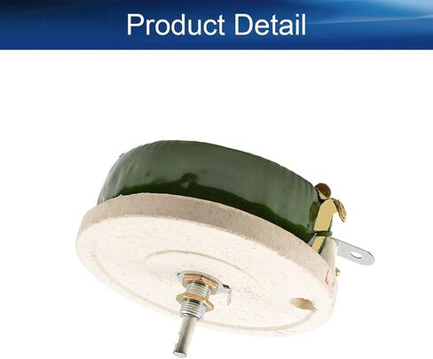 Heyiarbeit 5 أوم 200 واط السيراميك Wirewound الجهد الخطي متغير مقاومة ريوستات مع مقبض للضوء المخفتات التحكم في سرعة المحرك 1 قطعة in Saudi Arabia