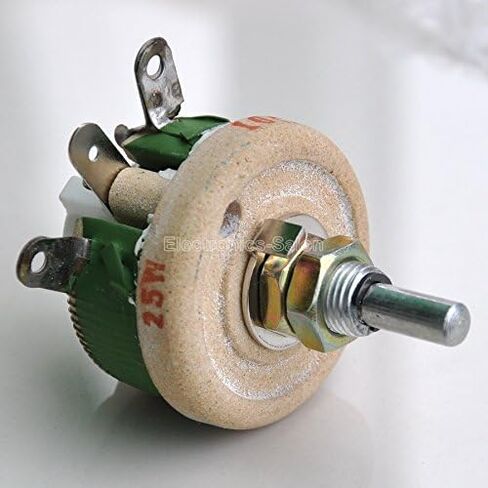 Electronics-Salon 25W 1K OHM High Power Wirewound Potentiometer, Rheostat, Variable Resistor. in Saudi Arabia