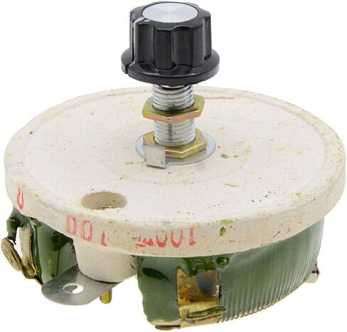 YXQ 100W 100Ohm Rheostat السيراميك المنزلق مقاومات الطاقة المتغيرة قابل للتعديل مع وعاء الجهد in Kuwait