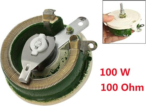 YXQ 100W 100Ohm Rheostat السيراميك المنزلق مقاومات الطاقة المتغيرة قابل للتعديل مع وعاء الجهد in Kuwait