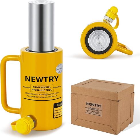 NEWTRY 20 طن أسطوانة هيدروليكية طويلة جاك 4 "السكتة الدماغية بورتا قوة رام جاك رفع اسطوانة تتراجع تلقائيا لبناء جسر بناء السفن in Kuwait