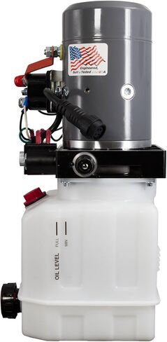 KTI Hydraulics KTI-12VDA3Q وحدة طاقة هيدروليكية مدمجة 12 فولت تيار مستمر مع قدرة مفردة مزدوجة وسعة 3 كوارت للتشغيل السلس in Kuwait