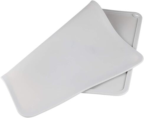 BCZAMD Silicone Slap Mat 410 X 310mm Clean-up or Resin Transfer to Protect Work Surface for Photon S DLP SLA LCD 3D Printer Accessories - Gray in Kuwait