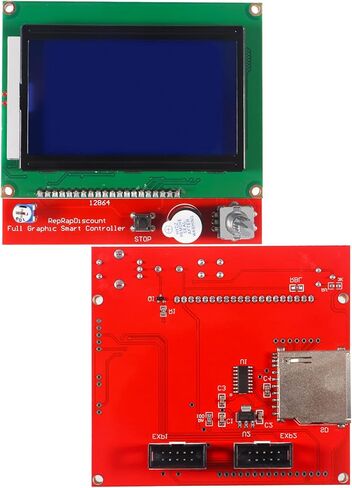 مجموعة التحكم في الطابعة ثلاثية الأبعاد من أوكين لـ Arduino RepRap، RAMPS 1.4، لوحة ميجا 2560، 5 قطع محرك المتدرج A4988 مع مغسلة، شاشة عرض ذكية رسومية LCD 12864 مع محول متعدد 16069 in Kuwait