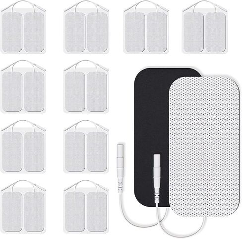 DONECO TENS Unit Pads 2X4 20 Pcs Replacement Pads Electrode Patches for Electrotherapy in Kuwait