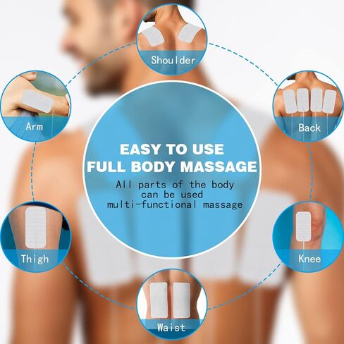 DONECO TENS Unit Pads 2X4 20 Pcs Replacement Pads Electrode Patches for Electrotherapy in Kuwait