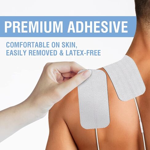 DONECO TENS Unit Pads 2X4 20 Pcs Replacement Pads Electrode Patches for Electrotherapy in Kuwait